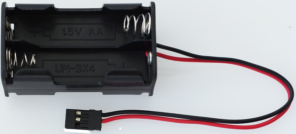 battery box with PVC cable 2x0,14 mm²