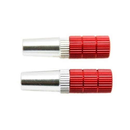 Transmitter Stick Ends V4, silver/red, M4, 40 mm