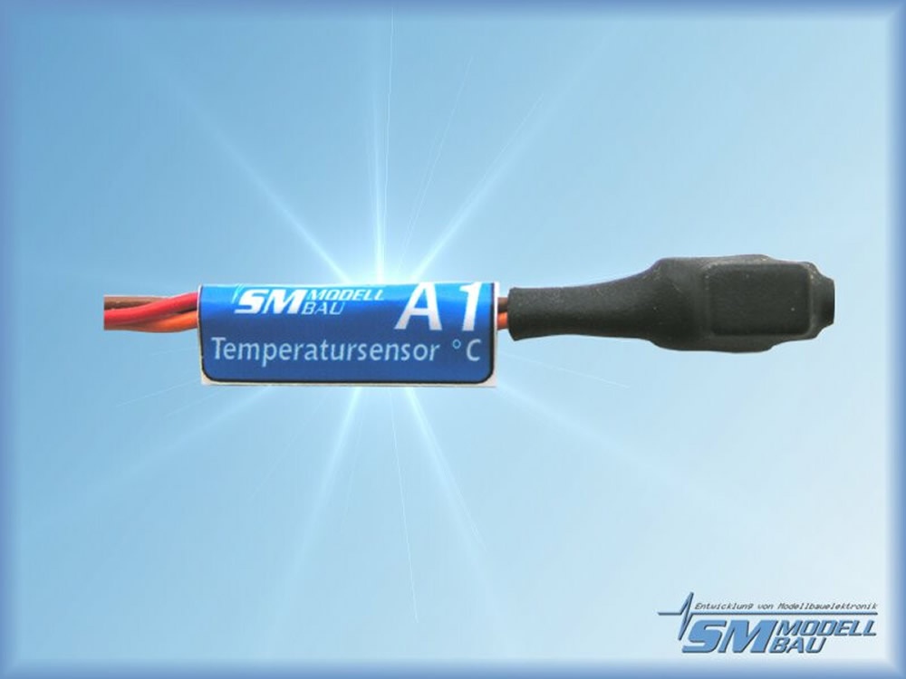 Temperature sensor for UniTest 2, UniLog 1+2 and LiPoWatch