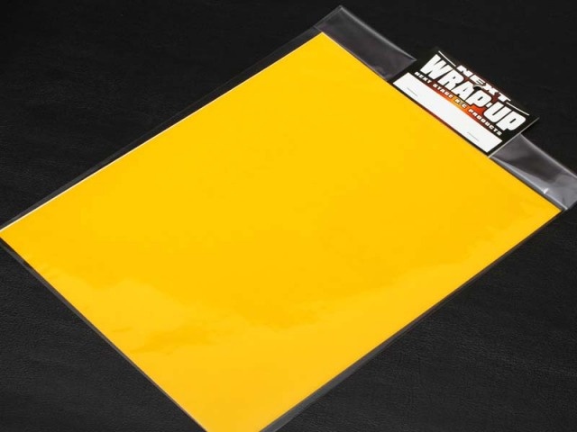 Window Tint Film 250x200mm (Yellow)