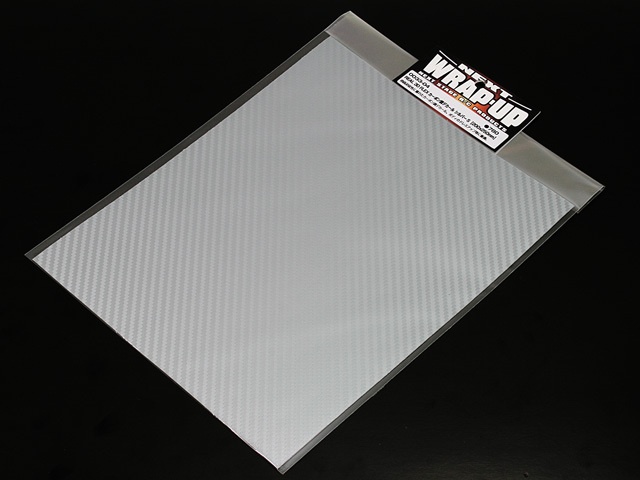 REAL 3D FLEX Carbon Decal Silver Small (200x250mm)