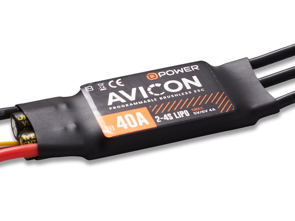 D-Power AVICON 40A S-BEC Brushless-Controller